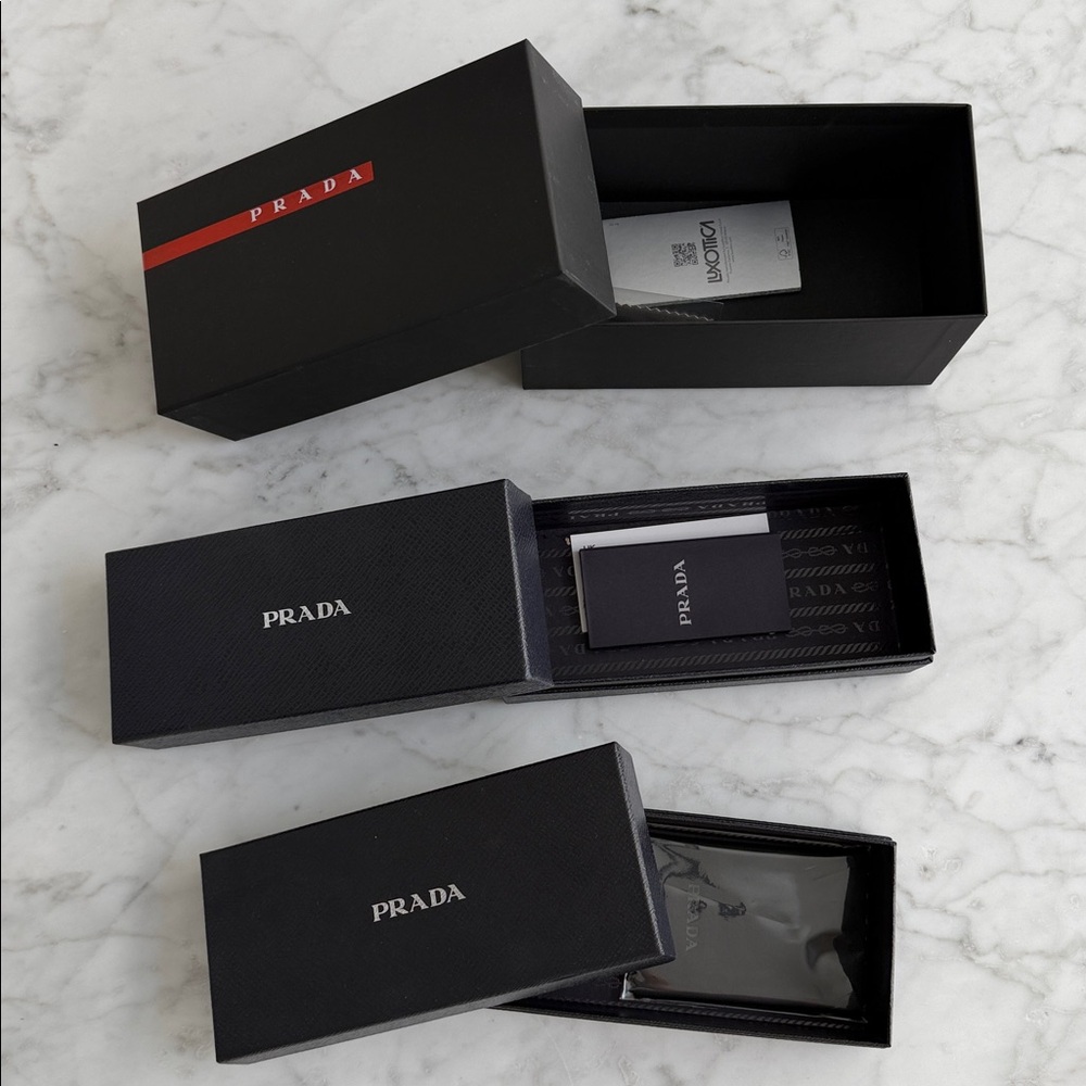 Authentic Chanel Prada Sunglasses Boxes - image 3